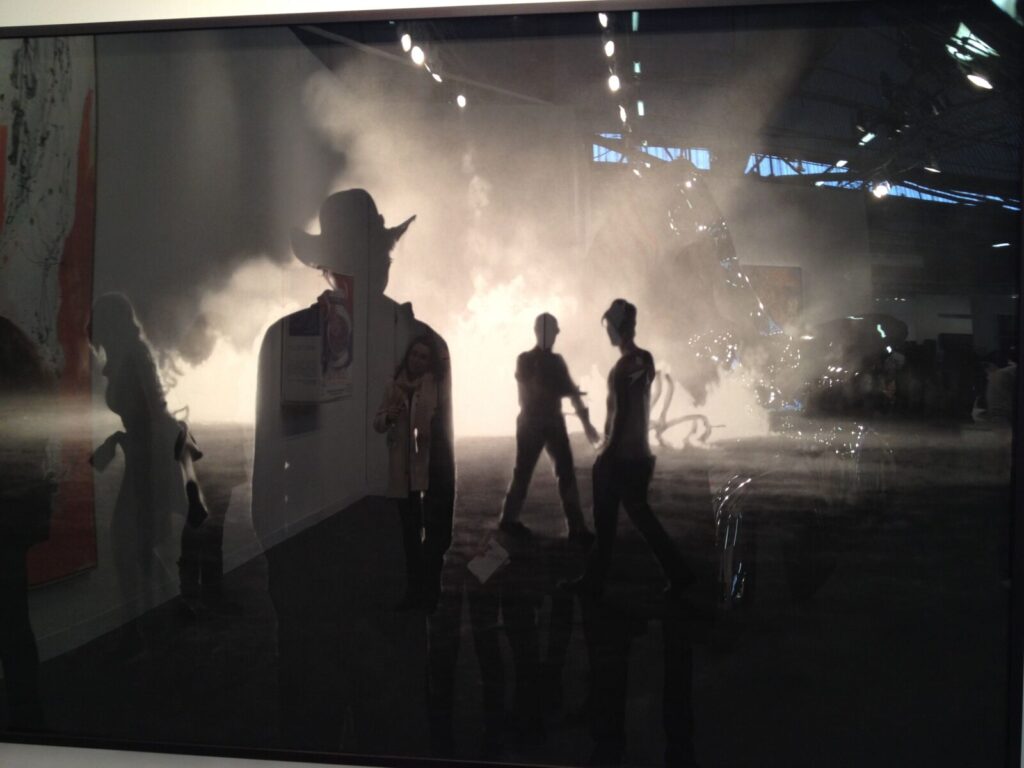 Robert Longo, Untitled (Burning Man)