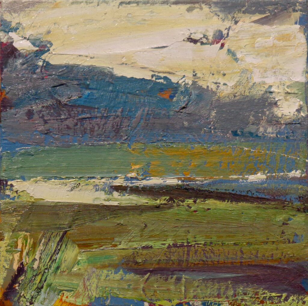 Break, 10” x 10” oil on canvas, 2017