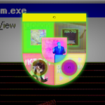 Screenshot of Vaporwave Room from Breitbart Red by Ubermorgen